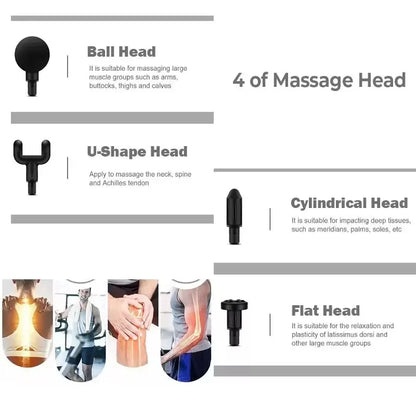 Deep Tissue Massage Gun – Relieve Muscle Pain, Boost Recovery & Improve Performance