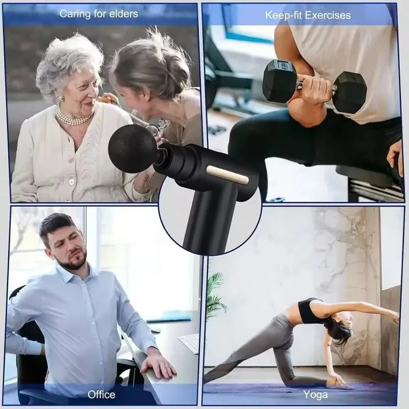 Deep Tissue Massage Gun – Relieve Muscle Pain, Boost Recovery & Improve Performance