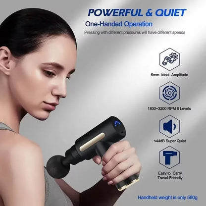 Deep Tissue Massage Gun – Relieve Muscle Pain, Boost Recovery & Improve Performance